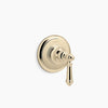 Kohler MasterShower® transfer valve trim with lever handle
