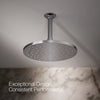 Kohler Round 10" single-function rainhead, 2.5 gpm