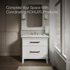 Kohler 20-1/4" oval drop-in bathroom sink