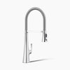 Kohler Graze® Semi-professional kitchen sink faucet with three-function sprayhead