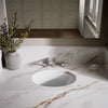 Kohler 20-3/4" oval undermount bathroom sink, no overflow