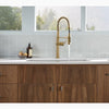 Kohler Semi-professional kitchen sink faucet with three-function sprayhead