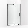 Kohler Sliding shower door, 71-3/4" H x 43-3/4 - 47-3/4" W, with 5/16" thick Crystal Clear glass