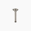 Kohler 6" ceiling-mount single-function rainhead arm and flange