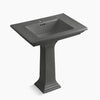 Kohler 30-3/4" rectangular pedestal bathroom sink