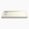 Kohler 60" x 34" alcove shower base, left offset drain