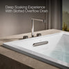 Underscore® 60" x 36" drop-in Heated BubbleMassage™ air bath with Bask® heated surface
