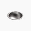 Kohler 13-3/4" round drop-in/undermount bathroom sink, no overflow
