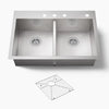 Kohler Vault™ Double bowl sink