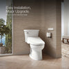 Kohler Round-front bidet toilet seat with remote control
