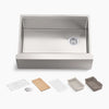 Kohler 29-1/2" undermount single-bowl farmhouse workstation kitchen sink