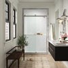 Kohler Frameless sliding shower door, 81-5/8" H x 44-5/8 - 47-5/8" W, with 3/8"-thick Crystal Clear glass