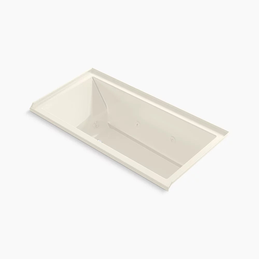 Kohler 60" x 30" drop-in/alcove heated whirlpool bath, right drain
