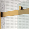 Kohler Frameless sliding shower door, 77-9/16" H x 56-5/8 - 59-5/8" W, with 5/16"-thick Crystal Clear glass