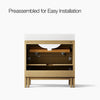 Kohler Solive Cabinet and Quartz Top 36-Inch Single-Sink Bathroom Vanity