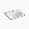 Kohler 20" rectangular drop-in bathroom sink