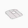Kohler Stainless steel sink rack, 13-1/2" x 15-3/8", for left-hand bowl