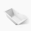 Kohler Underscore Bath With Bask Heated Surface 66 x 32-Inch Drop-In Bathtub