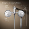 Kohler 2-in-1 multifunction 1.75 gpm shower combo kit