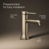 Occasion® Single-handle bathroom sink faucet, 0.5 gpm