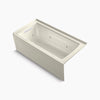 Kohler 60" x 30" alcove heated whirlpool bath, left drain