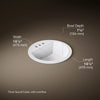 Kohler 19" round drop-in bathroom sink