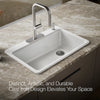 Kohler Riverby® 33" top-mount single-bowl kitchen sink
