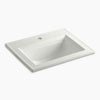 Kohler 22-3/4" rectangular drop-in bathroom sink