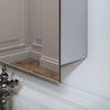 Kohler 20" x 34" arched medicine cabinet, left-hinged