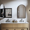 Kohler 20" x 34" arched framed medicine cabinet, left-hinged
