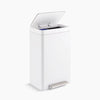 Kohler Dual-compartment step trash can