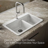 Kohler Riverby® 33" top-mount double-bowl kitchen sink