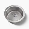 Kohler Undertone® Lyric® 18-1/2" top-/undermount single-bowl bar sink