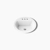 Kohler 19" round drop-in bathroom sink
