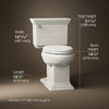 Memoirs® Stately ContinuousClean two-piece elongated toilet, 1.28 gpf