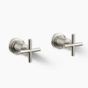Kohler Deck- or wall-mount bath faucet handle trim with cross design