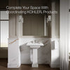Kohler 24" square pedestal bathroom sink