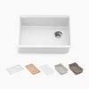 Kohler 27" undermount single-bowl workstation kitchen sink
