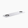 Kohler 8" two-hole escutcheon plate for Insight™ and Kinesis® lavatory faucets and soap dispensers
