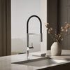 Kohler Semi-professional kitchen sink faucet with two-function sprayhead