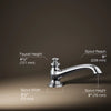 Kohler Deck-mount bath spout with flare design