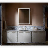 Kohler 24" x 32" lighted framed medicine cabinet, left-hinged