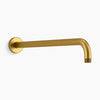 Kohler 19" wall-mount single-function rainhead arm and flange