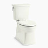 Kohler Two-piece elongated toilet with skirted trapway, 1.28 gpf