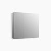 Kohler Premium XL 30" x 26" rectangular two-door medicine cabinet