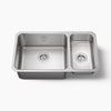 Kohler Undertone® 31-1/2" undermount double-bowl kitchen sink