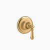 Kohler MasterShower® transfer valve trim with lever handle
