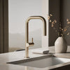 Kohler Components® Pull-down kitchen sink faucet with two-function sprayhead