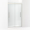 Kohler Frameless sliding shower door, 79-1/16" H x 44-5/8 - 47-5/8" W, with 5/16" thick Frosted glass