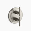 Kohler MasterShower® temperature and volume control valve trim